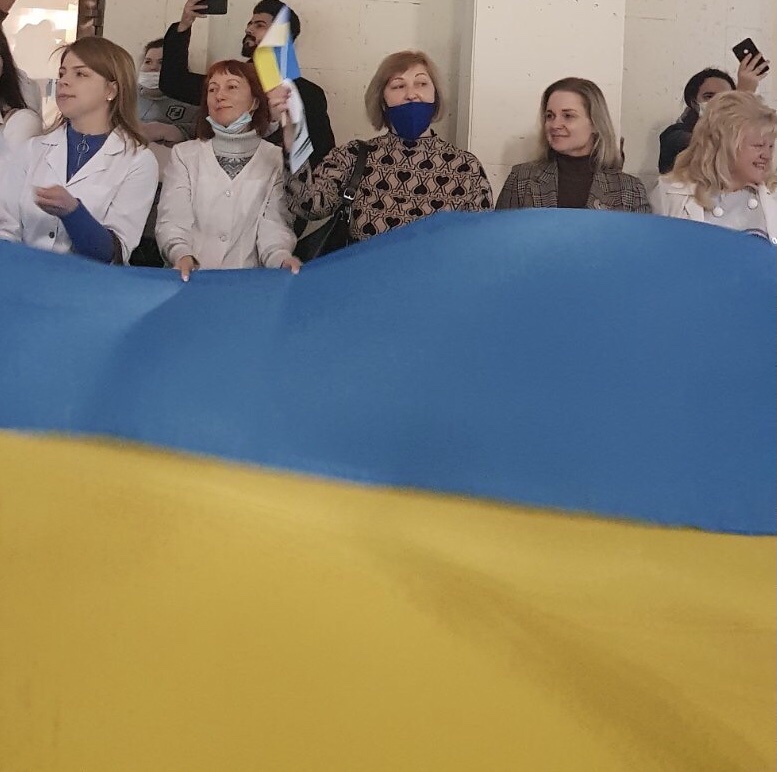 16 лютого 2022 р.  завідувач кафедри ОІТ проф. Лідія Кайдалова взяла участь у заходах до Дня Єднання України в НФаУ